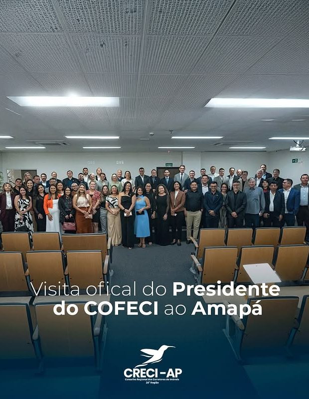 CRECI-AP recebeu a visita oficial do presidente do COFECI, João Teodoro da Silva.