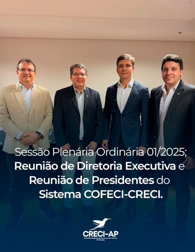 Sessão Plenária Ordinária 01/2025 realizada em Florianópolis-SC